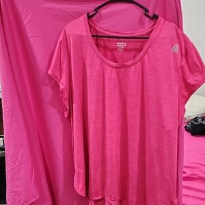 Reebok Women's Vibrant Pink Short Sleeve Tee